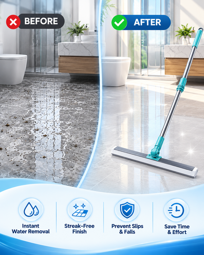 FlexiWipe – Multipurpose Wiper | Extendable-Rod | Silicon Blade | 180° Head
