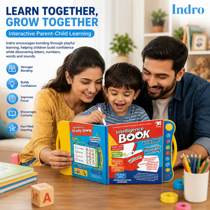 Indro Smart Talking Book — Interactive Learning Book for Kids | Flat 50% OFF, Now ₹789