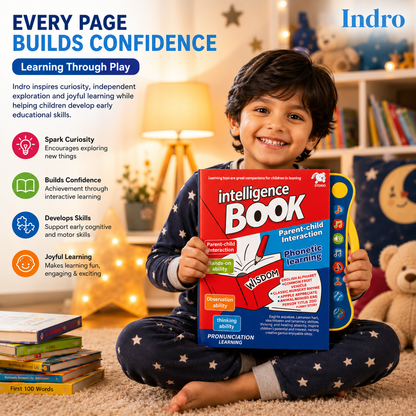 Indro Smart Talking Book — Interactive Learning Book for Kids | Flat 50% OFF, Now ₹789
