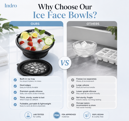 Silicone Ice Face Bowl — Collapsible Cold Plunge Ritual | 50% Off + Free Shipping