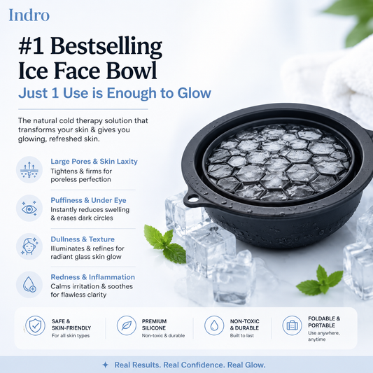 Silicone Ice Face Bowl — Collapsible Cold Plunge Ritual | 50% Off + Free Shipping