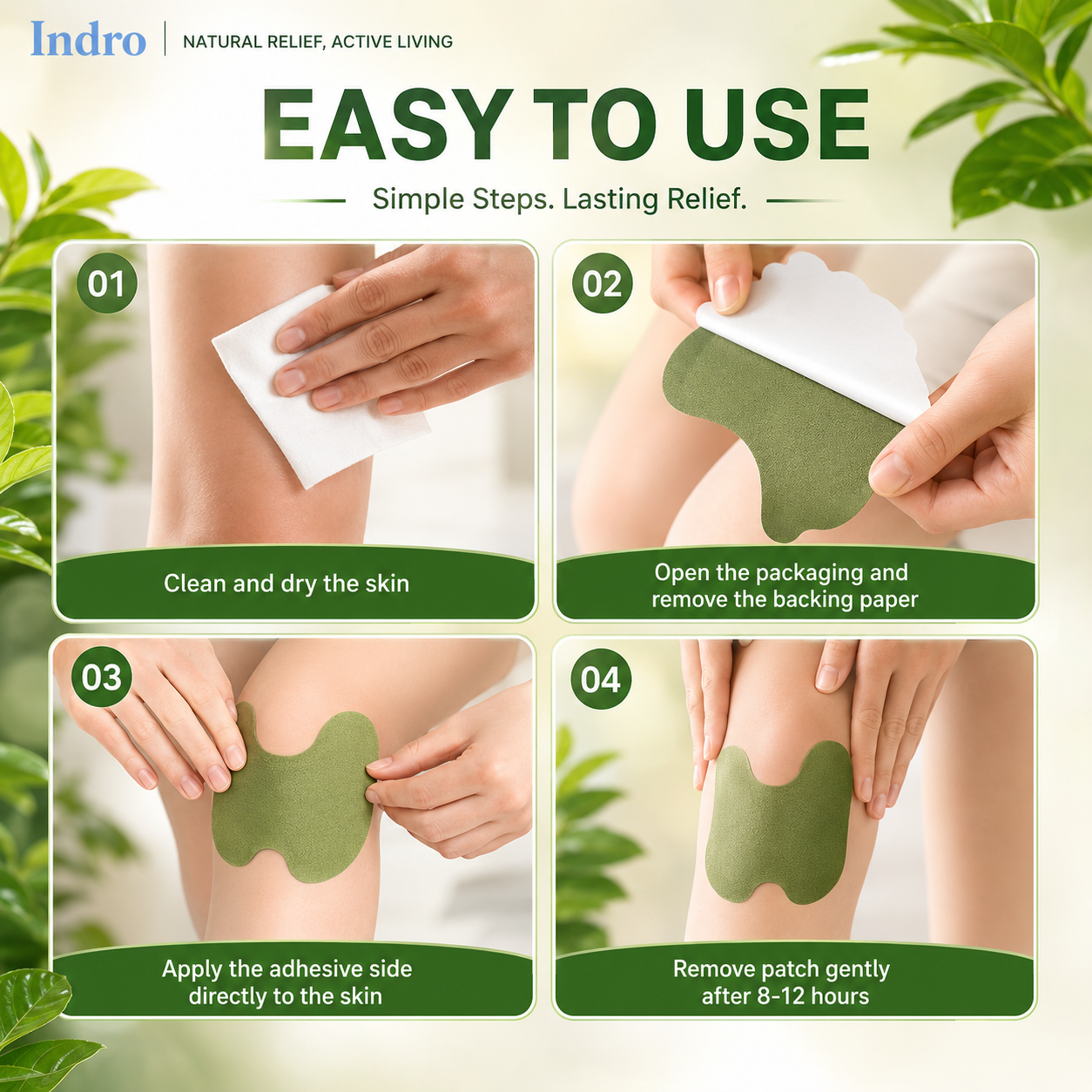 Knee Pain Relief Patch (Pack of 30)