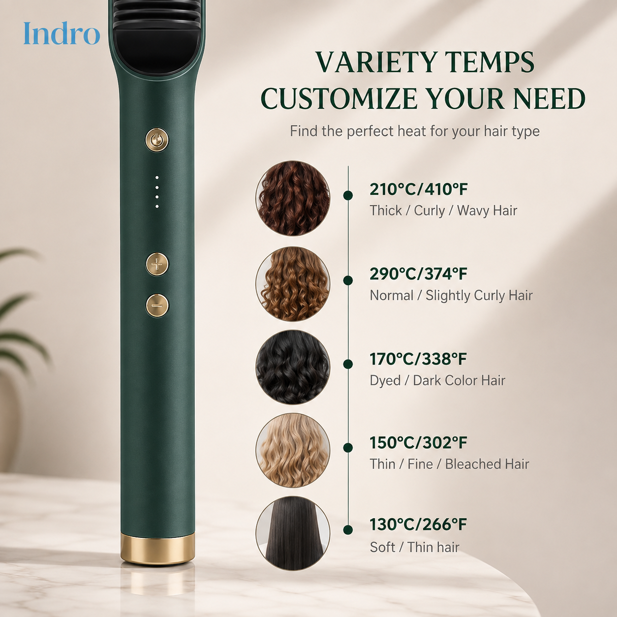 Salon Style Hair Brush | Straight Hair in 60 Seconds | Flat 70% Off — ₹1,099