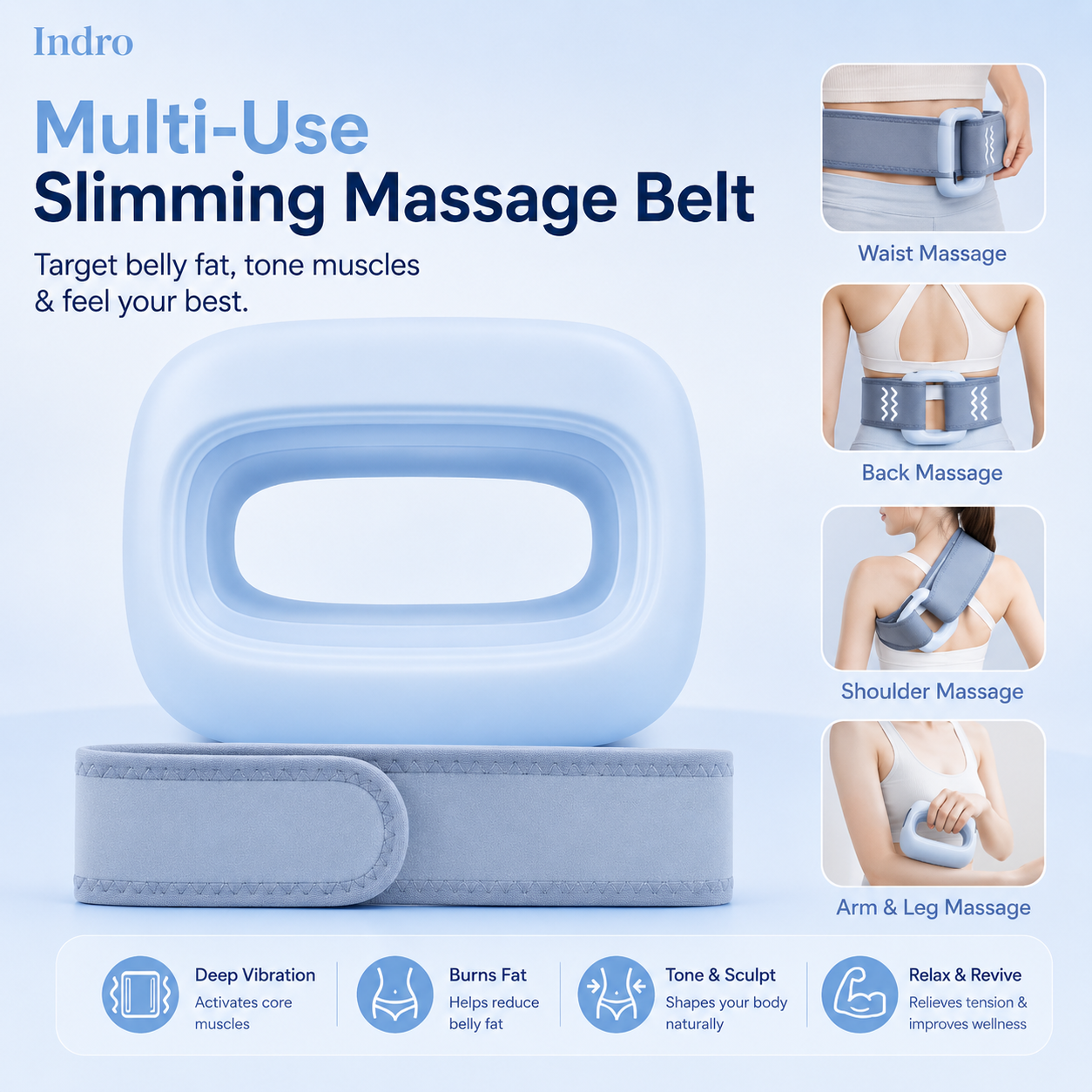Belly Fat Massage Belt | 50% OFF Today — ₹1,499 Only (MRP ₹2,999)