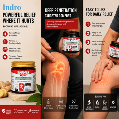 Instant Pain Relief Gel – Muscle Relax Fast Relief Gel (Buy1 Get1)