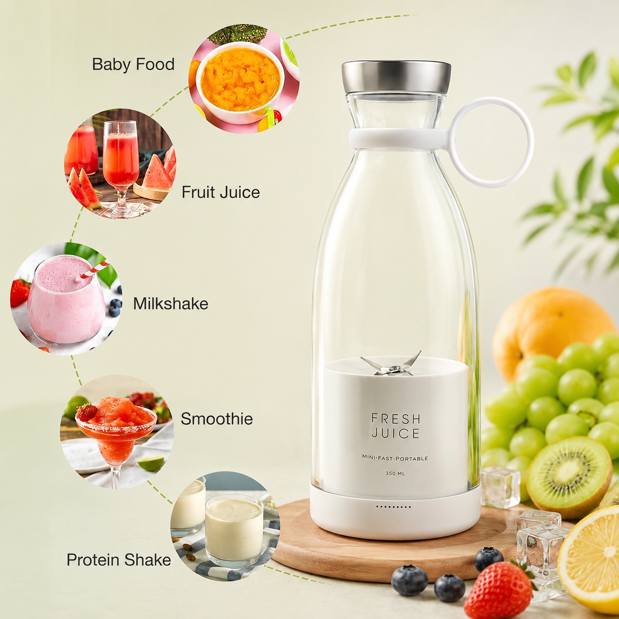 Travel Portable Mini Juice Blender