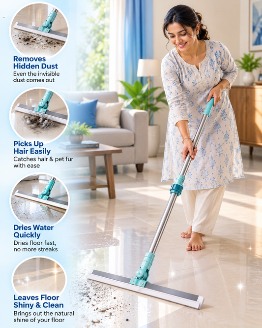 FlexiWipe – Multipurpose Wiper | Extendable-Rod | Silicon Blade | 180° Head
